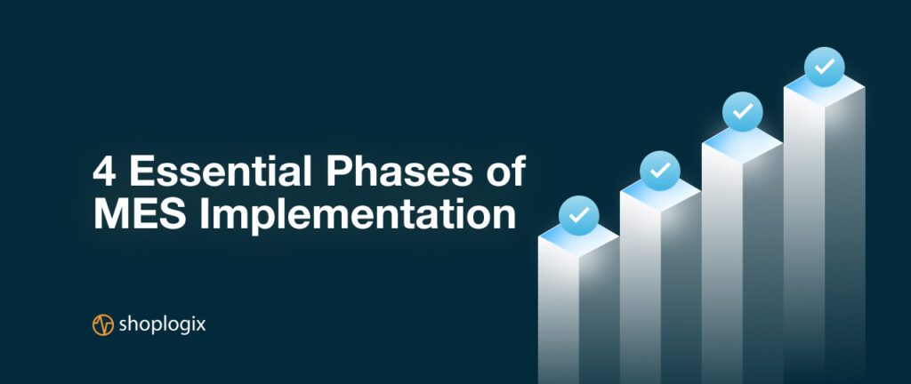 Shoplogix banner image on phased MES implementation approach